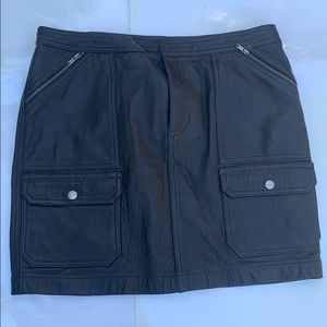 RALPH soft leather skirt